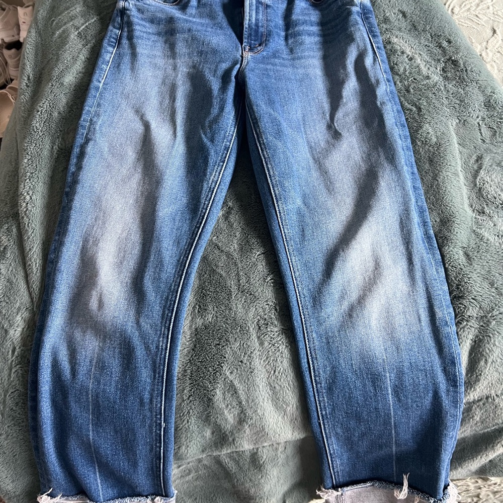 Women’s Mother Mid Wash Blue Jeans - Picture 2 of 4